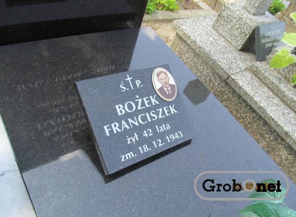 Franciszek Bożek Sól koło Biłgoraja - Grobonet - Wyszukiwarka osób pochowanych