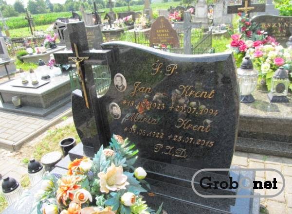 Jan Krent 1923 Sól koło Biłgoraja - Grobonet - Wyszukiwarka osób pochowanych