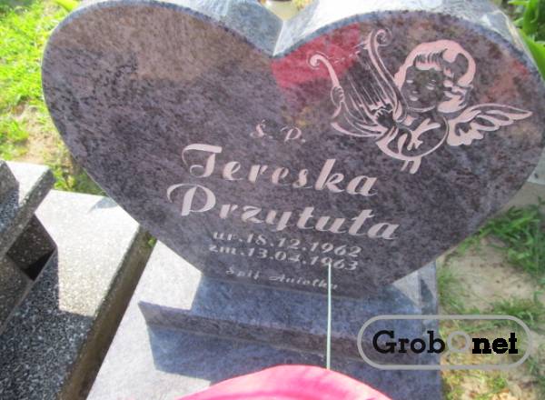 Teresa Przytuła 1962 Sól koło Biłgoraja - Grobonet - Wyszukiwarka osób pochowanych
