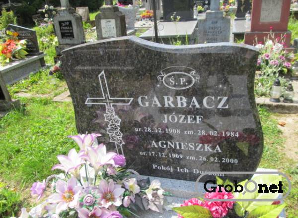 Agnieszka Garbacz 1909 Sól koło Biłgoraja - Grobonet - Wyszukiwarka osób pochowanych