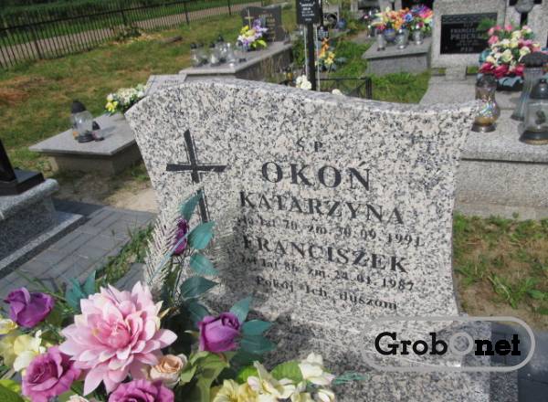 Katarzyna Okoń Sól koło Biłgoraja - Grobonet - Wyszukiwarka osób pochowanych