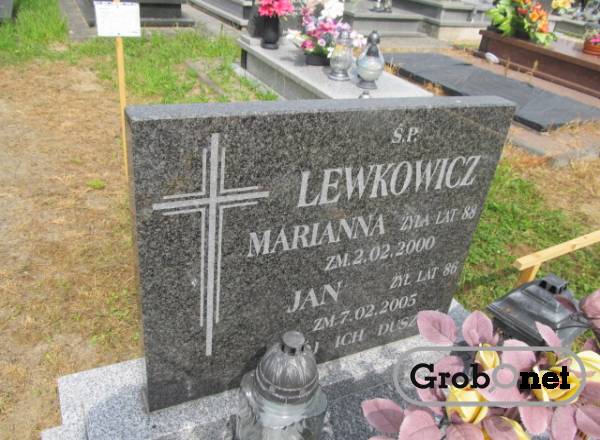 Jan Lewkowicz Sól koło Biłgoraja - Grobonet - Wyszukiwarka osób pochowanych