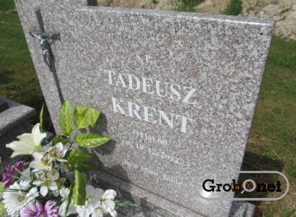 Tadeusz Krent Sól koło Biłgoraja - Grobonet - Wyszukiwarka osób pochowanych